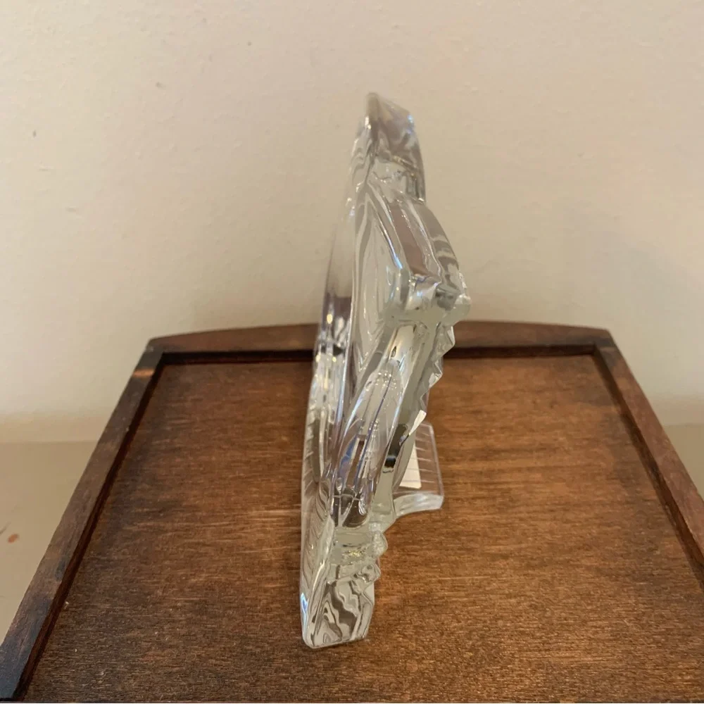 VTG Mikasa Essence Crystal Glass Picture Frame.